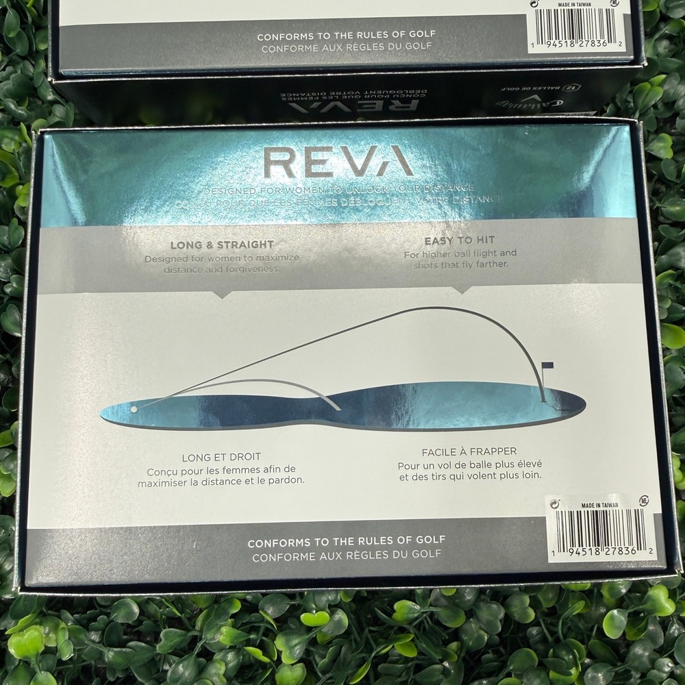 24 Callaway Reva Golf Balls for Women 2 Dozen New White Long & Straight Distance - Picture 4 of 5